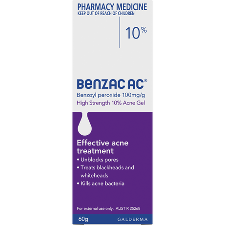 Benzac AC Mild Strength 10% Acne Gel 