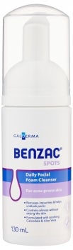 Benzac  Daily Facial Foam Cleanser 130mL